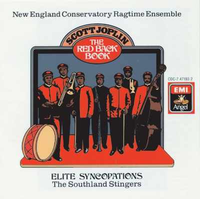cover the New England Conservatory Ragtime Ensemble album of Scott Jopin's 'The Red Back Book'